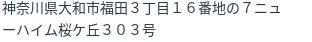 住所(登記所在地)
