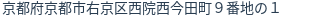 住所（登記所在地）