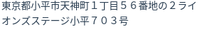 住所(登記所在地)
