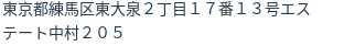 住所（登記所在地）