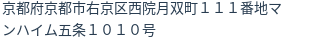 住所（登記所在地）