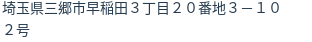 住所（登記所在地）