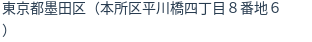 住所(登記所在地)