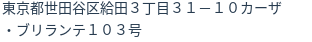 住所(登記所在地)