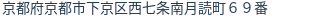 住所(登記所在地)