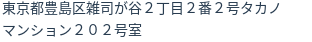 住所(登記所在地)