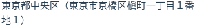 住所(登記所在地)