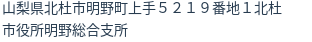 住所(登記所在地)