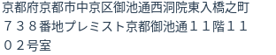 住所（登記所在地）