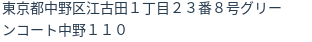 住所(登記所在地)