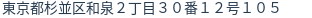 住所（登記所在地）