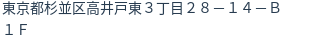 住所(登記所在地)