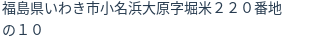 住所(登記所在地)