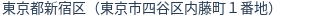 住所（登記所在地）