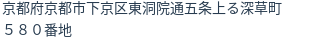 住所（登記所在地）