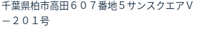 住所(登記所在地)