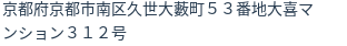 住所（登記所在地）