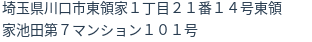 住所(登記所在地)
