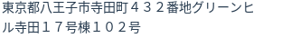 住所(登記所在地)