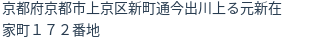 住所(登記所在地)