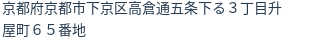 住所(登記所在地)