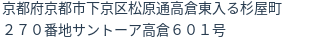 住所（登記所在地）