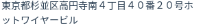 住所(登記所在地)