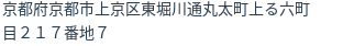 住所（登記所在地）