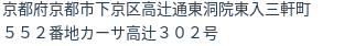 住所(登記所在地)