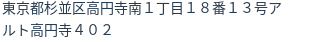 住所(登記所在地)