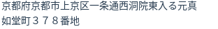 住所（登記所在地）