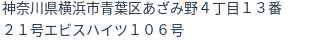 住所(登記所在地)