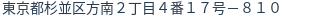 住所(登記所在地)