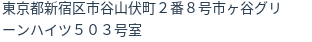 住所(登記所在地)