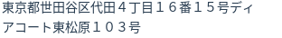 住所（登記所在地）