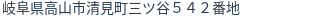 住所(登記所在地)