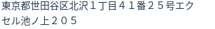 住所(登記所在地)