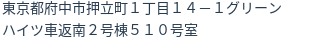 住所（登記所在地）