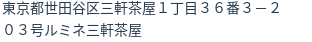 住所(登記所在地)