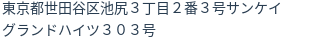 住所（登記所在地）