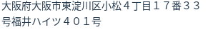 住所（登記所在地）