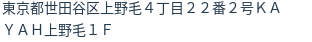住所（登記所在地）