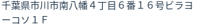 住所（登記所在地）