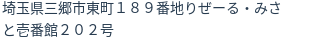 住所(登記所在地)