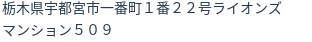 住所（登記所在地）