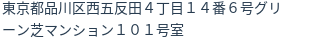 住所(登記所在地)