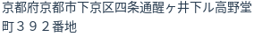 住所(登記所在地)