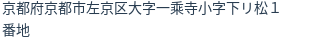 住所（登記所在地）
