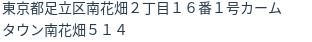 住所（登記所在地）