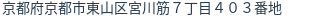 住所（登記所在地）